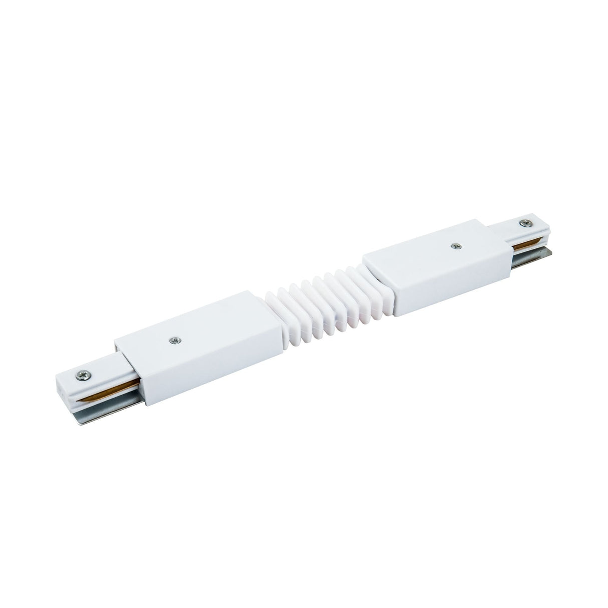 Flexible Track System Connector - White
