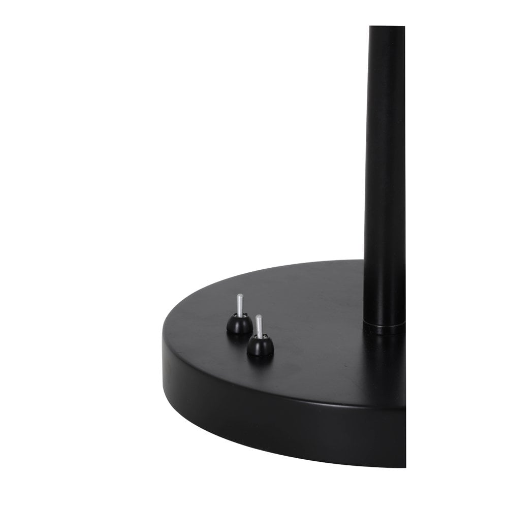 Matt Black Montana Table Lamp Base with Integrated LED Reading Light