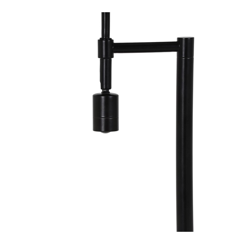 Matt Black Montana Table Lamp Base with Integrated LED Reading Light
