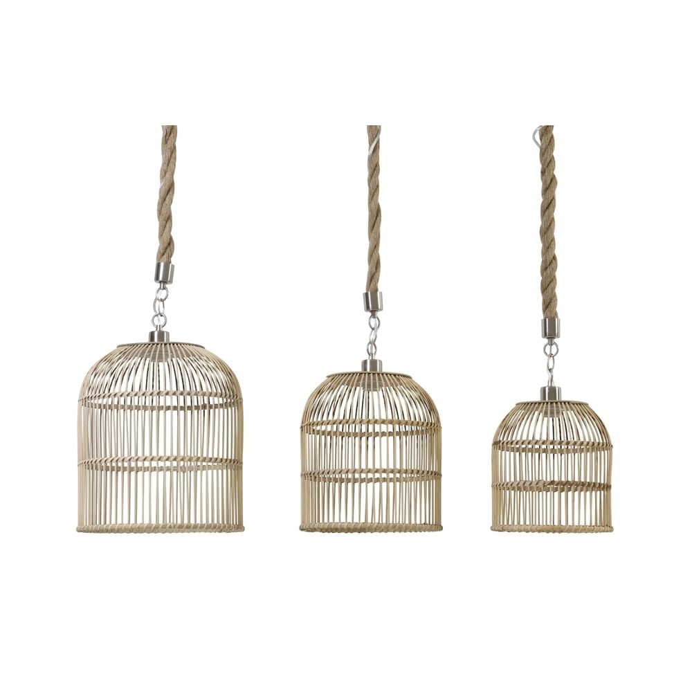Molara Natural Rope Pendant Light - Handcrafted Elegance D35x39cm