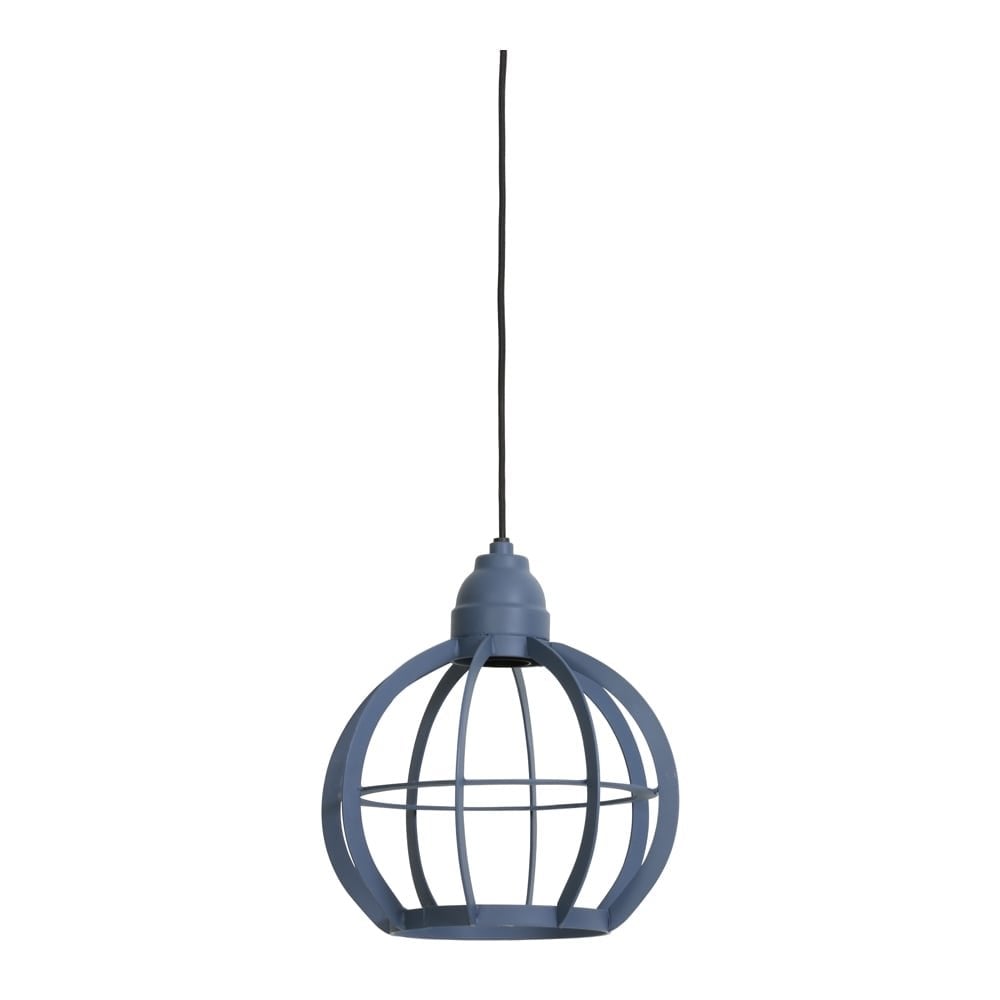 Elegant Blue Bibi Matte Pendant Lamp, 23x24cm