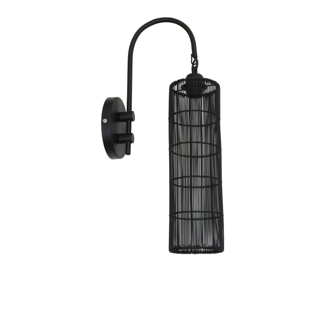 Matte Black Sytha Wall Lamp 28cm x 16cm x 60cm