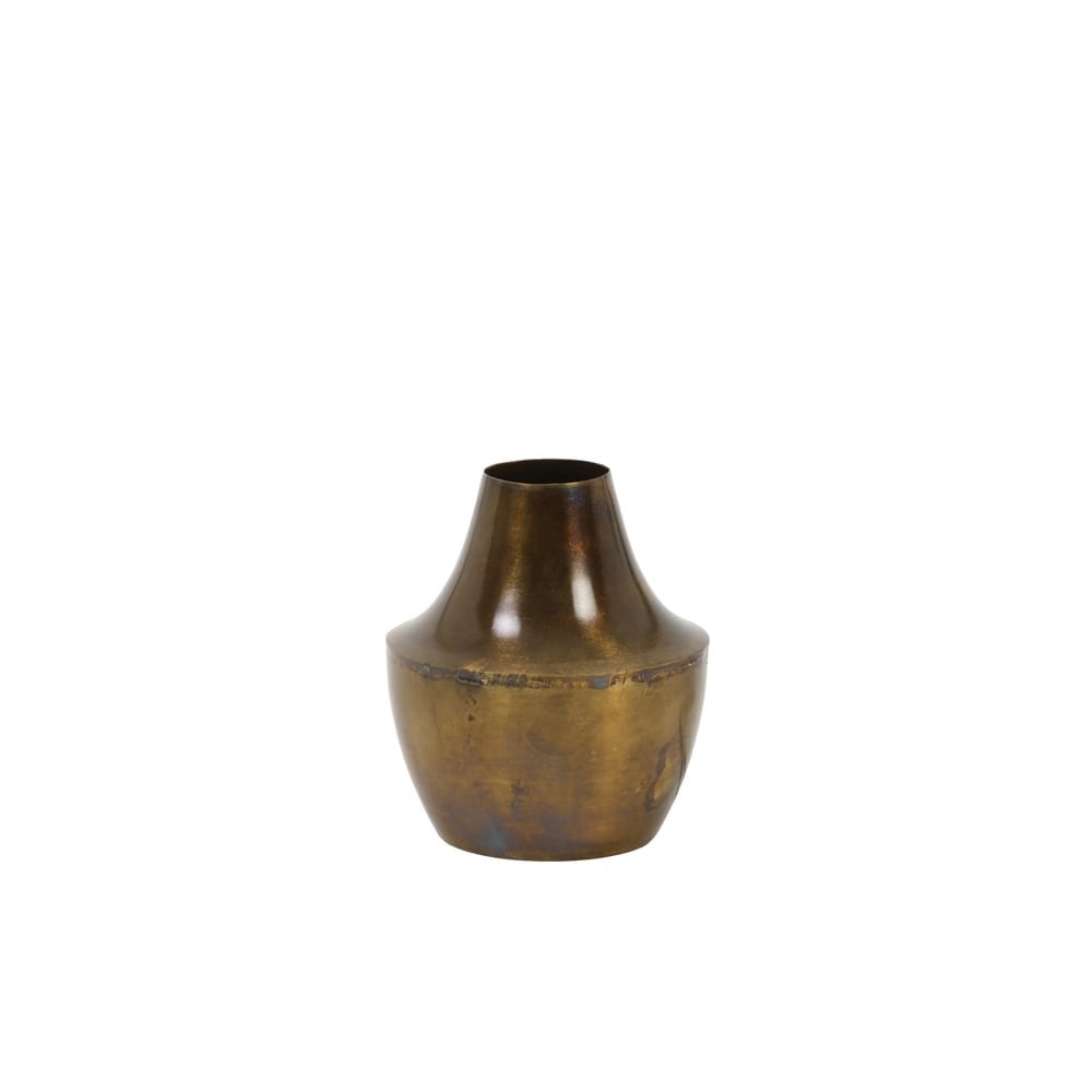 Bronze Rosé Vodia Vase - 10x11.5cm Decor Piece