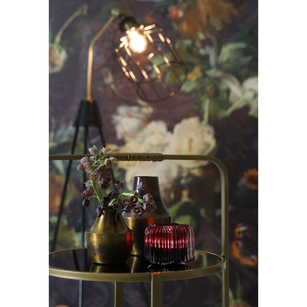 Bronze Rosé Vodia Vase - 10x11.5cm Decor Piece