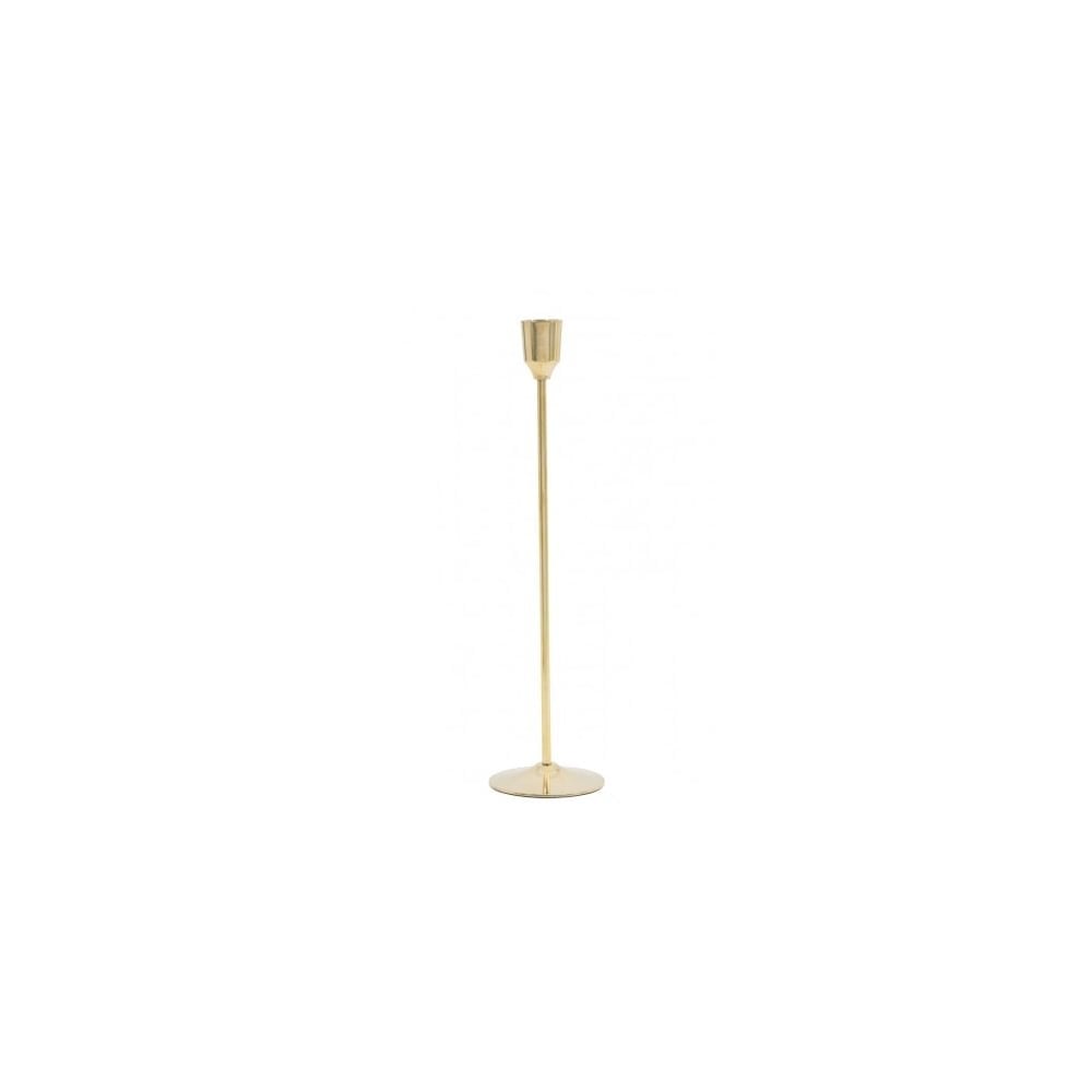 Gold Serla Metal Candle Holder - 30.5cm