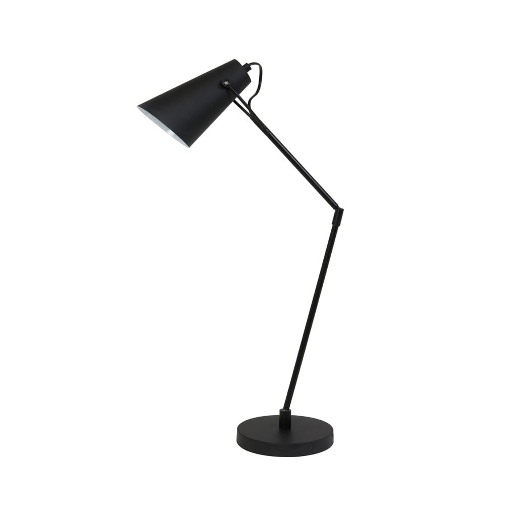 Elegant Black and White BORRE Desk Lamp, 76.5x18x89.5 cm