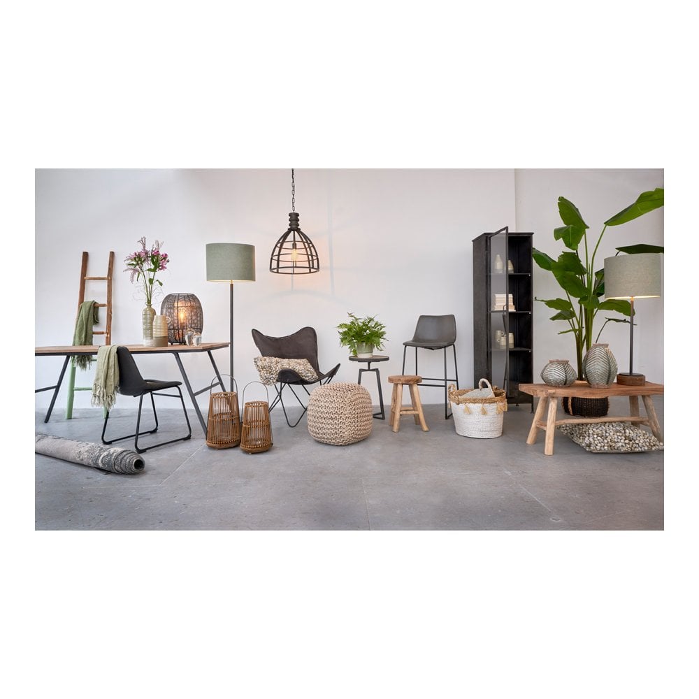 Savona Hurricane Wooden Cylinder 23x52cm Decor Piece