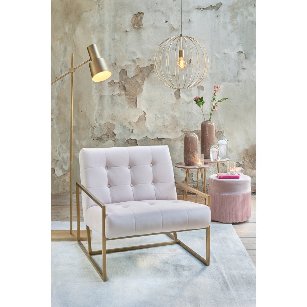 Blush Pink Glass Tealight Holder - Pertu Collection (11x6.5cm)