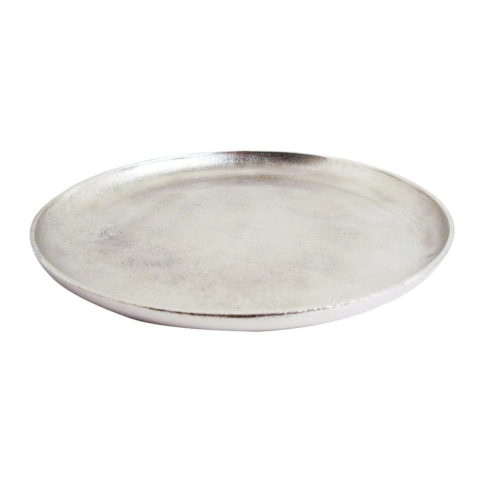 Elegant 35cm Bode Silver Round Dish