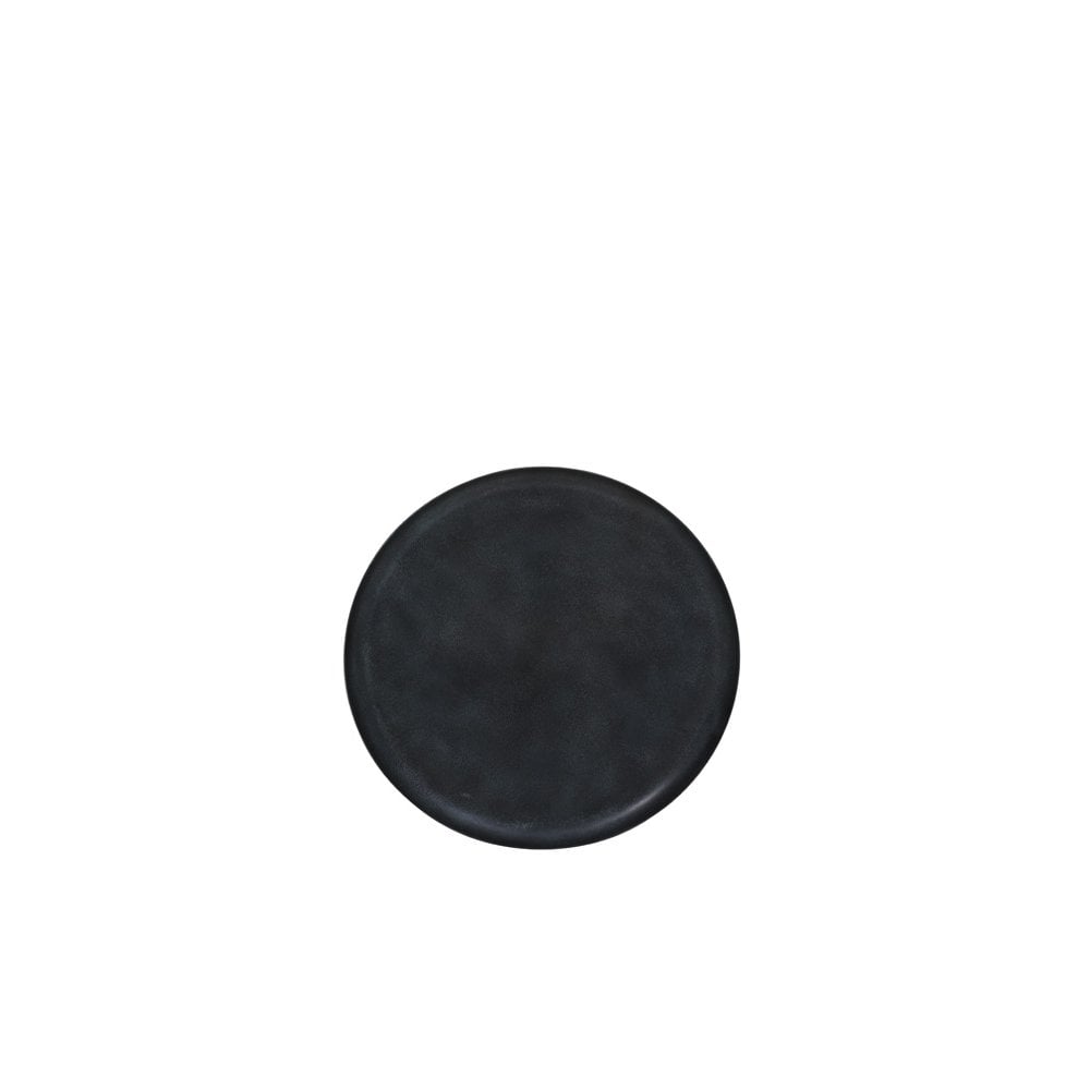 Heroya Rustic Black Round Tray