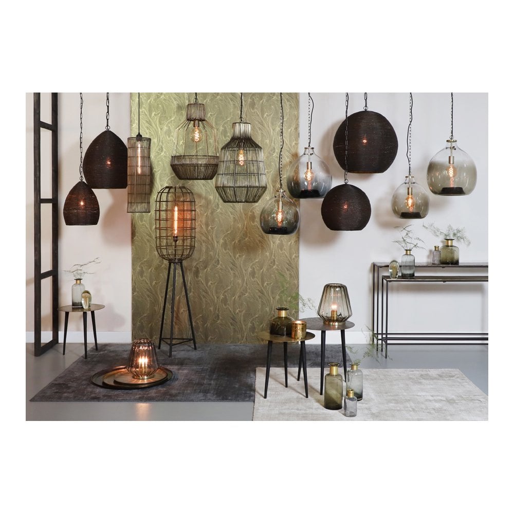 Hartsville Dark Bronze Dual Console Table Set - Rectangular Metal Design