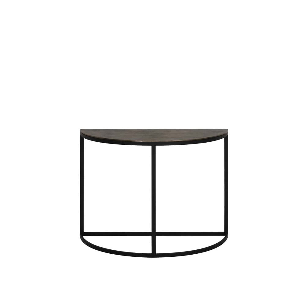 Peto Antique Bronze-Black Console Table 100x42x76cm