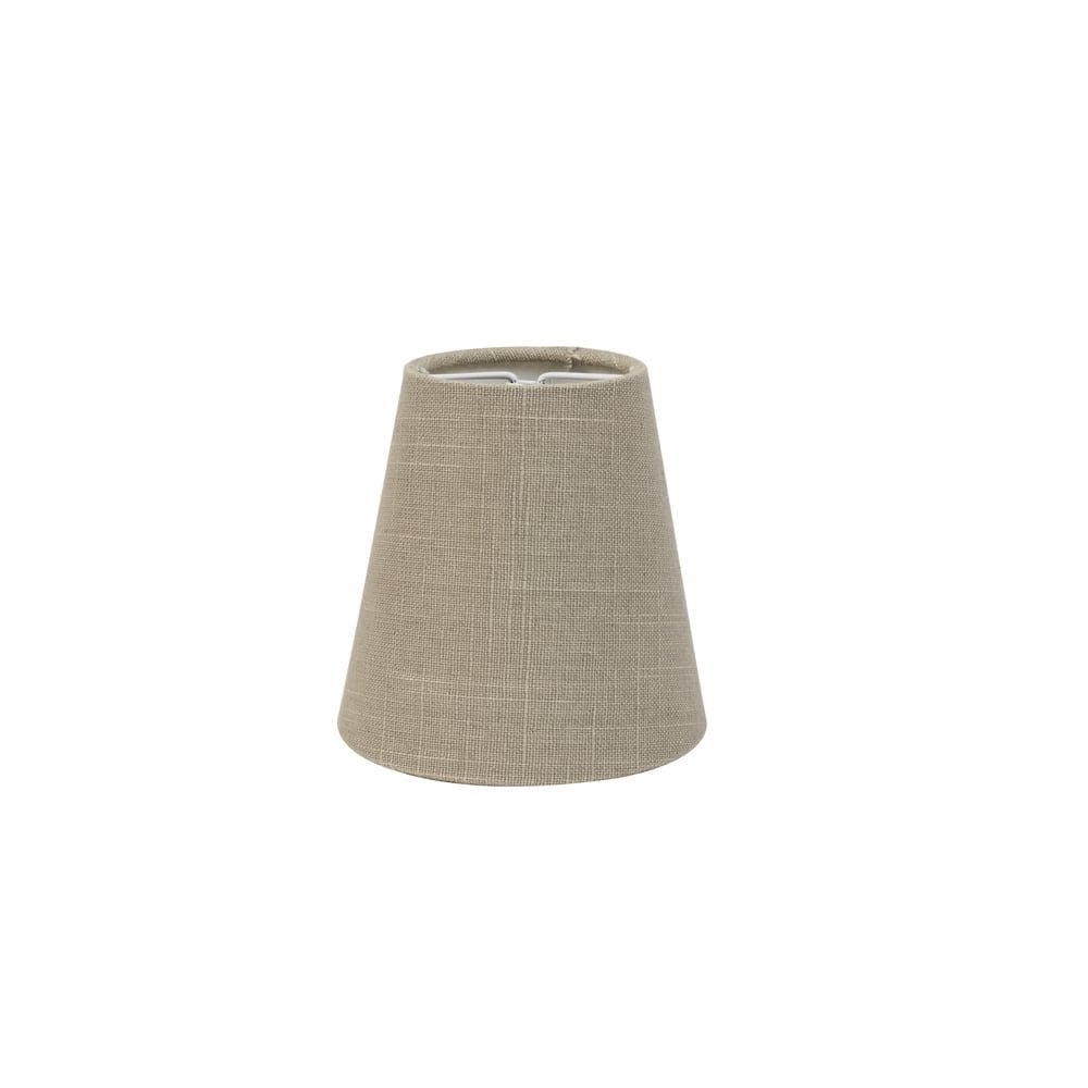 Dark Linen Drum Lamp Shade 11x7x11 cm