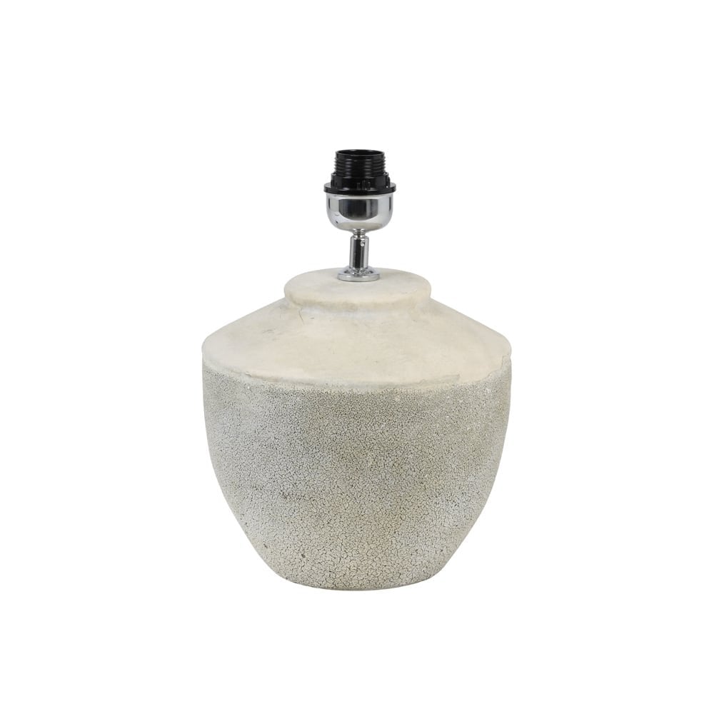 Ceramic Lamp Base Ø25x35 cm TOBA in Matte Green Finish