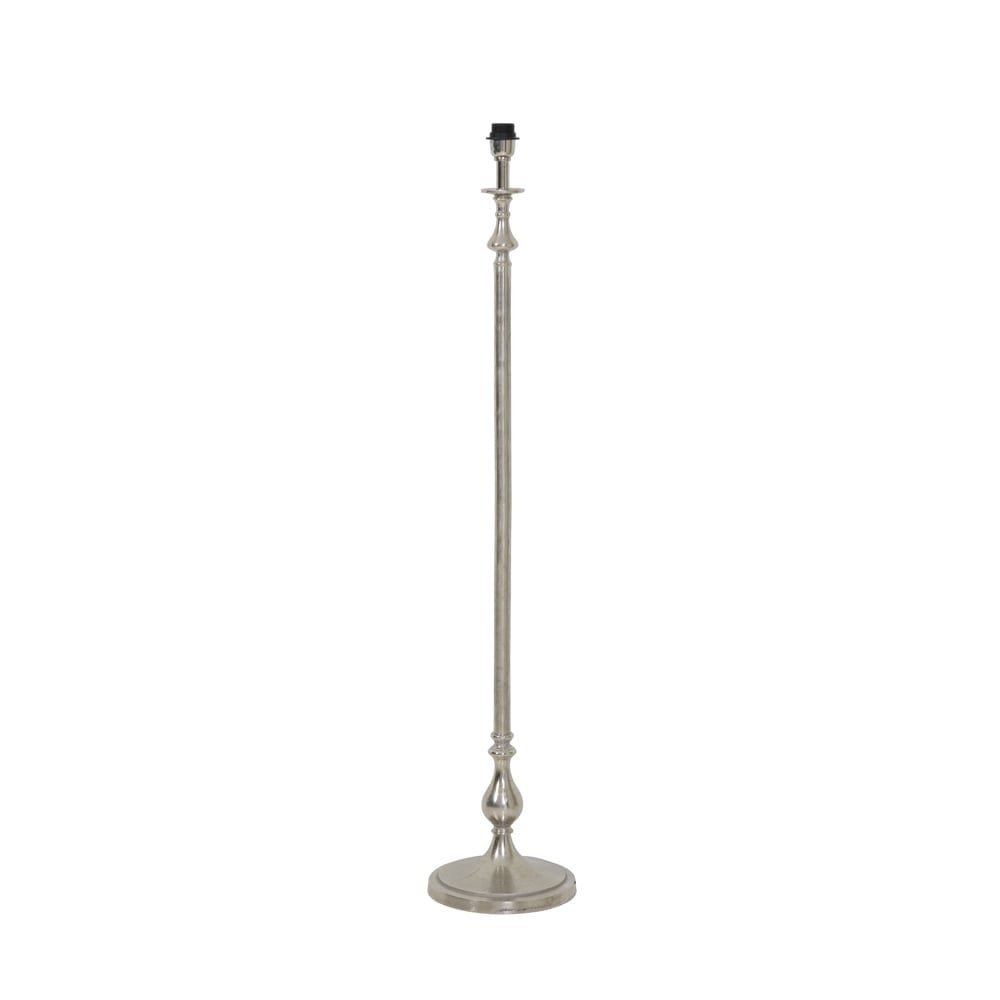 Elegant Cebu Floor Lamp in Brushed Nickel Finish, Ø26x132.5 cm