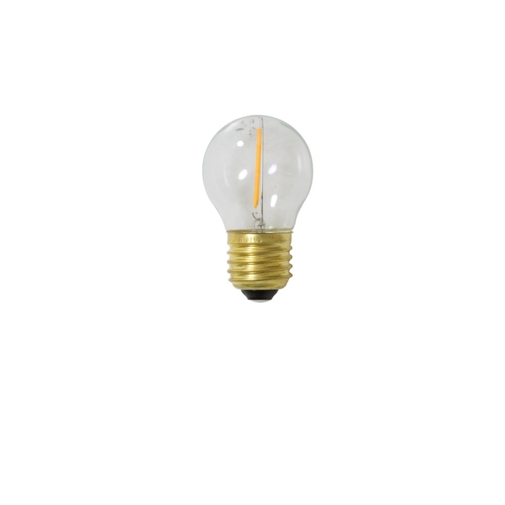 5x10 cm LED Sphere Bulb 2W E27 Clear