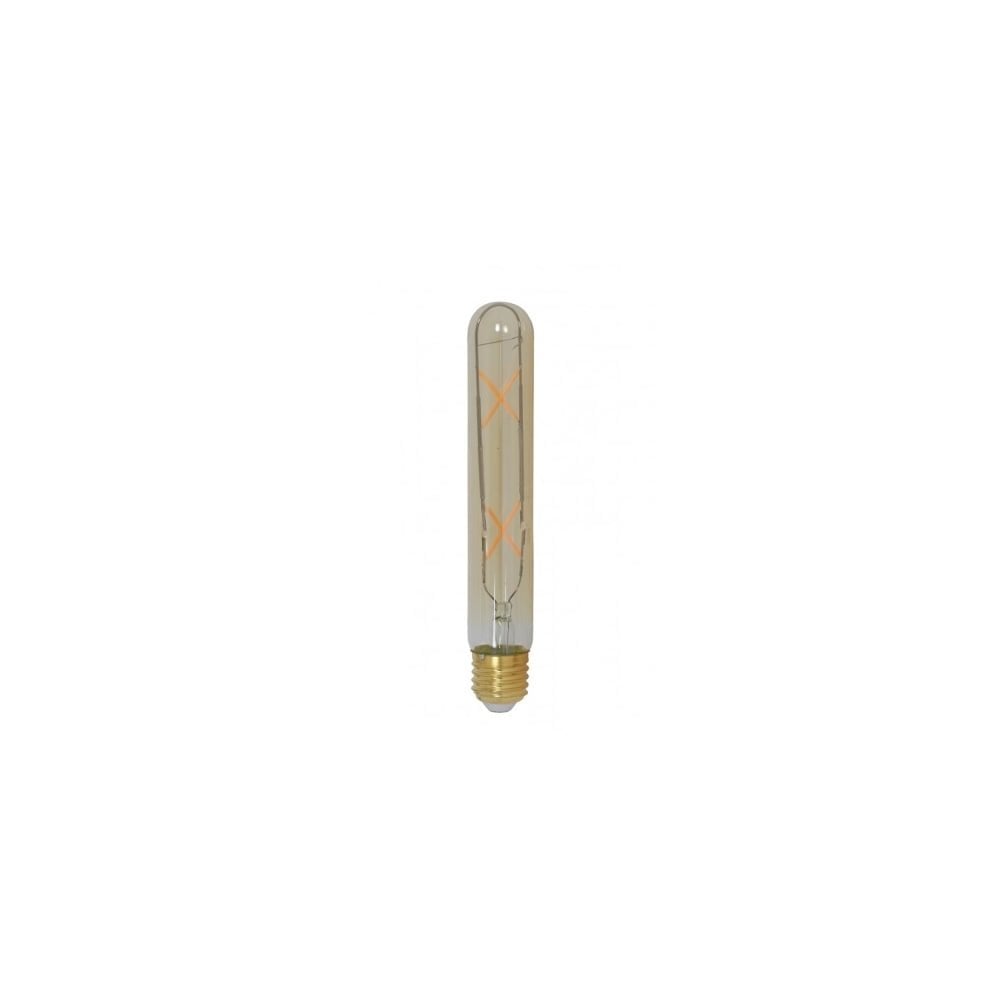 Amber LED Tube Bulb Ø3x19 cm 4W E27 Dimmable