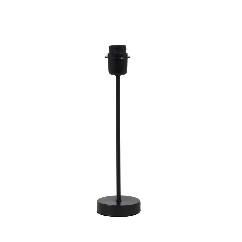 Houston Sleek Black Iron Lamp Base, 10x38cm