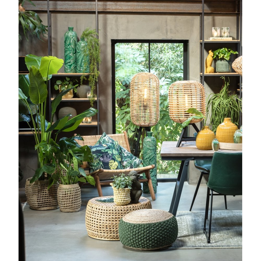 Natural Rattan Floor Lamp - Tabana Collection Ø36x140 cm
