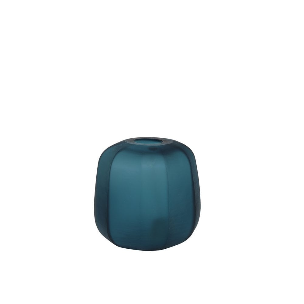 Pacengo Sapphire Glass Vase 24cm