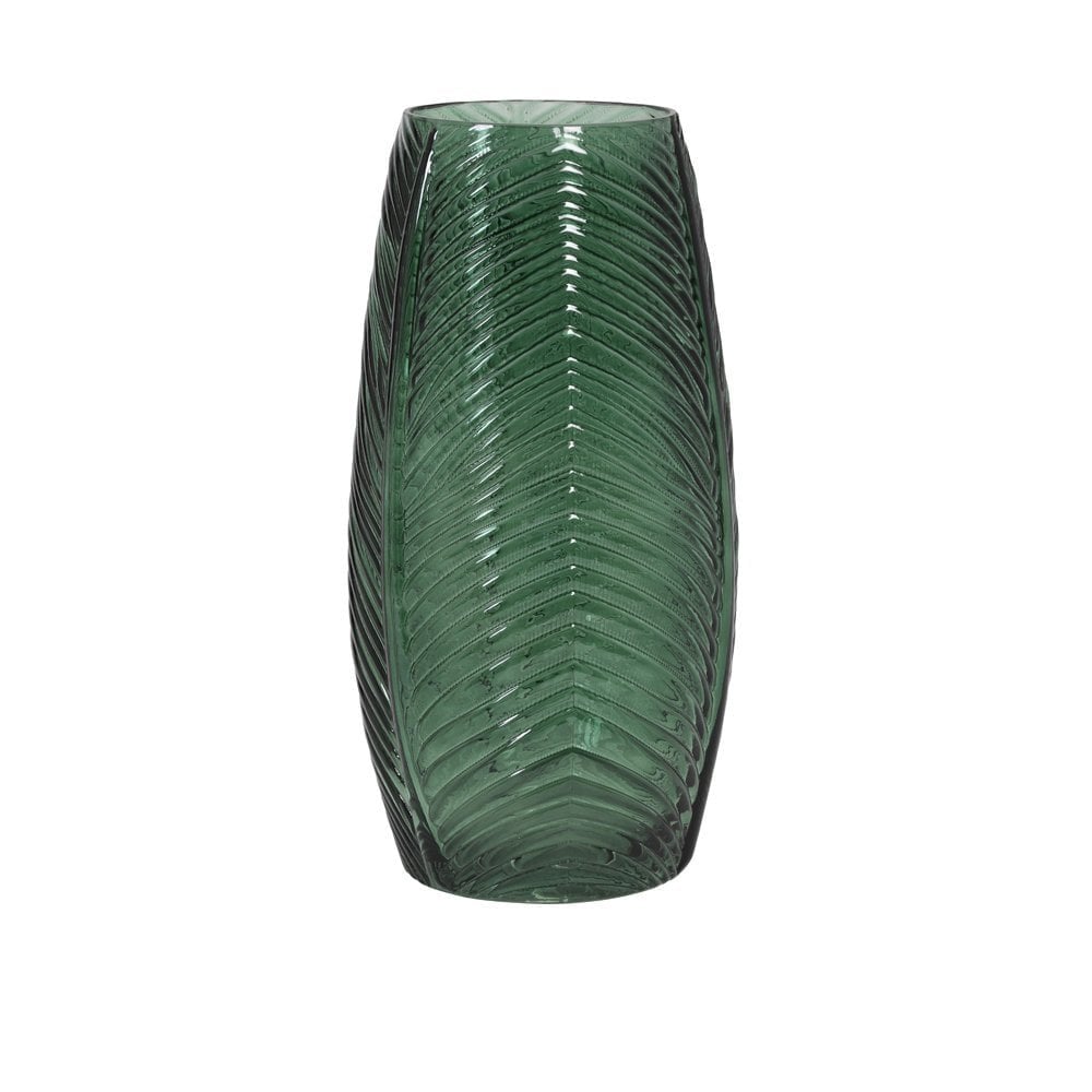 Emerald Cabril Glass Vase 15x30cm