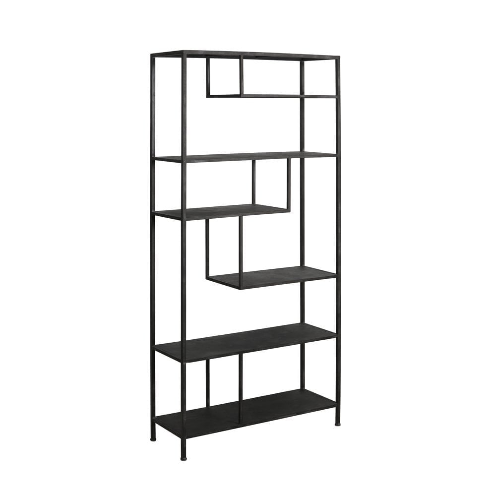 Antique Black Rustic Ylaya Cabinet 100x35x213cm