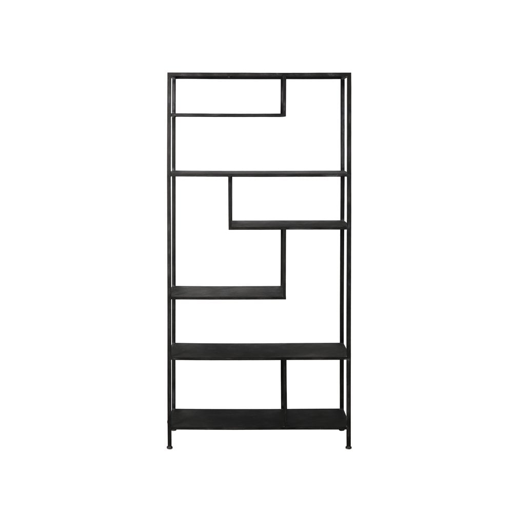 Antique Black Rustic Ylaya Cabinet 100x35x213cm