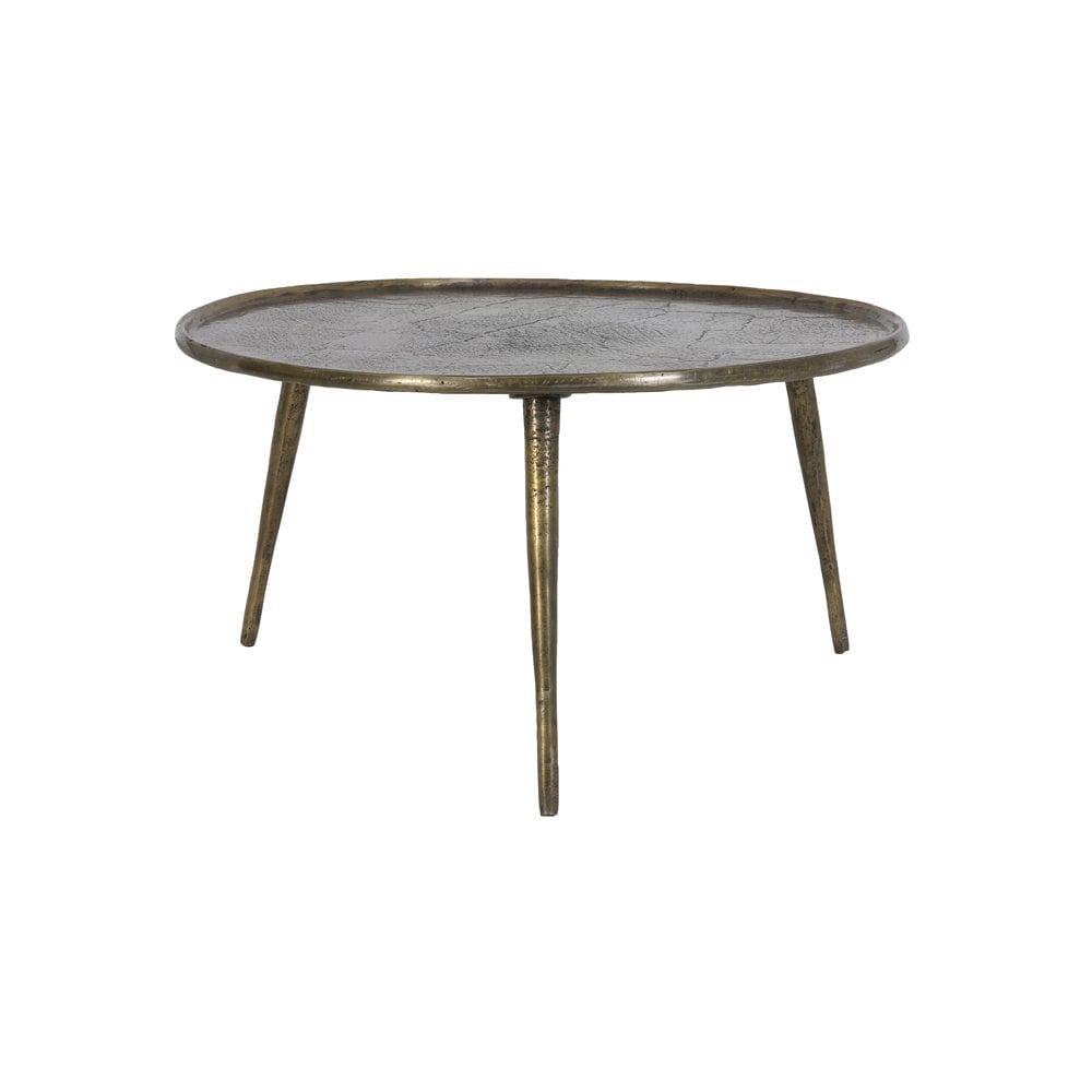 Antique Bronze Round Side Table 70x40cm