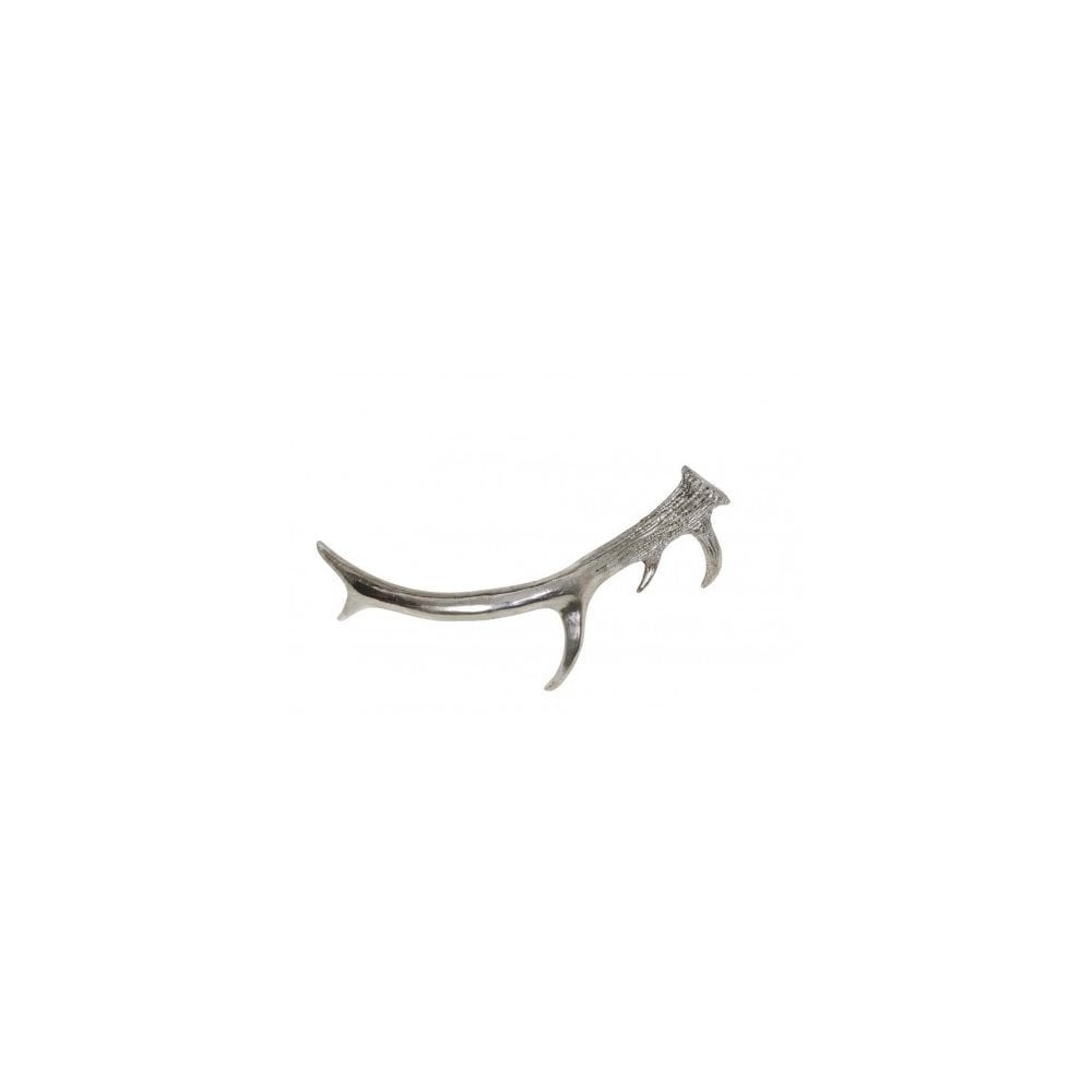 Silver Antler Decorative Sculpture 31.5x14x10cm