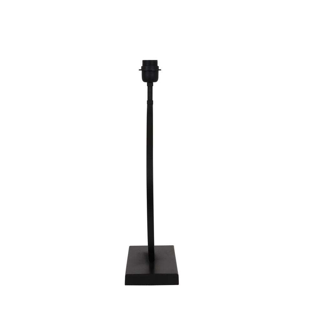 Elegant Liva Black Metal Lamp Base - 40x52 cm