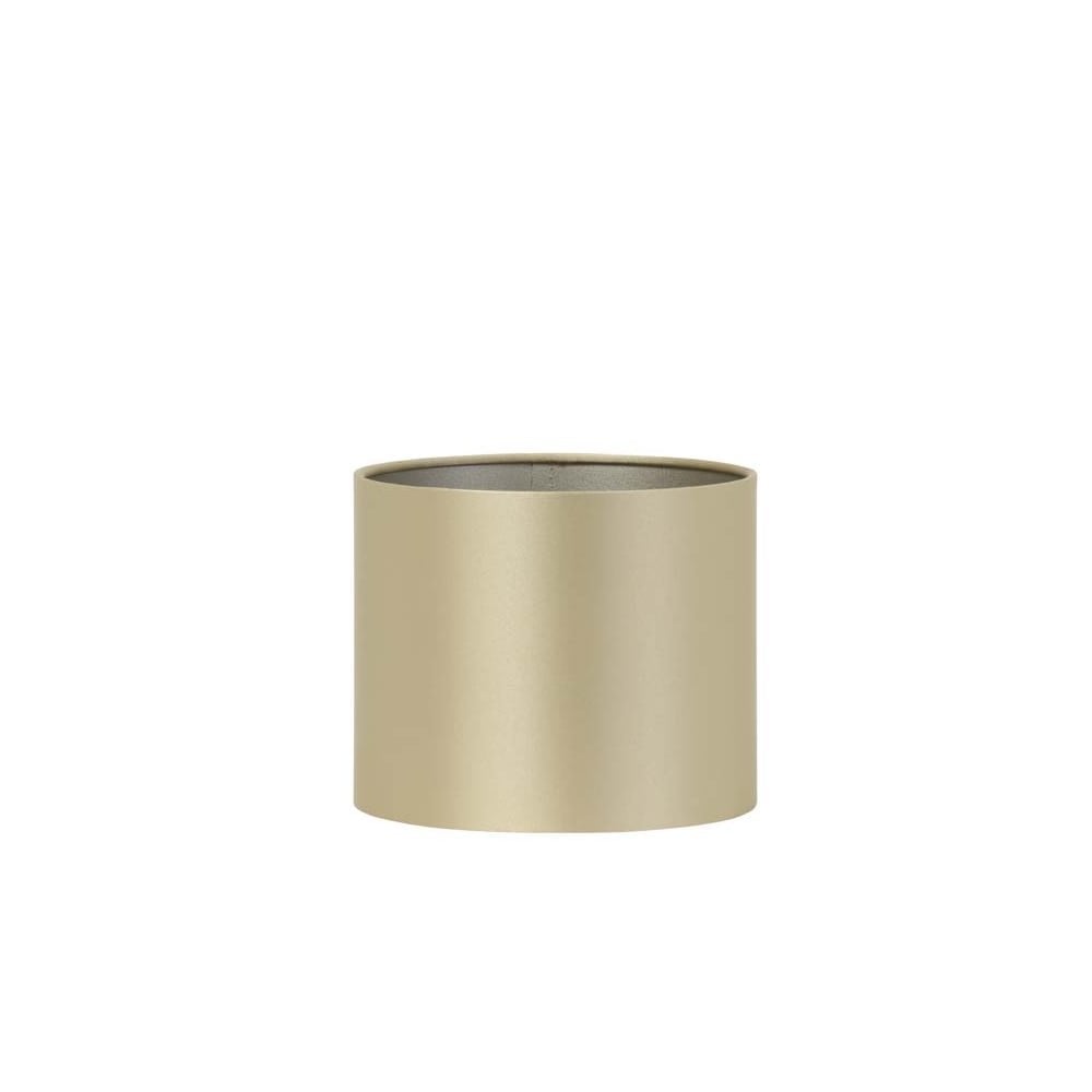Monaco Gold Round Cylinder Lamp Shade 25x25x18cm