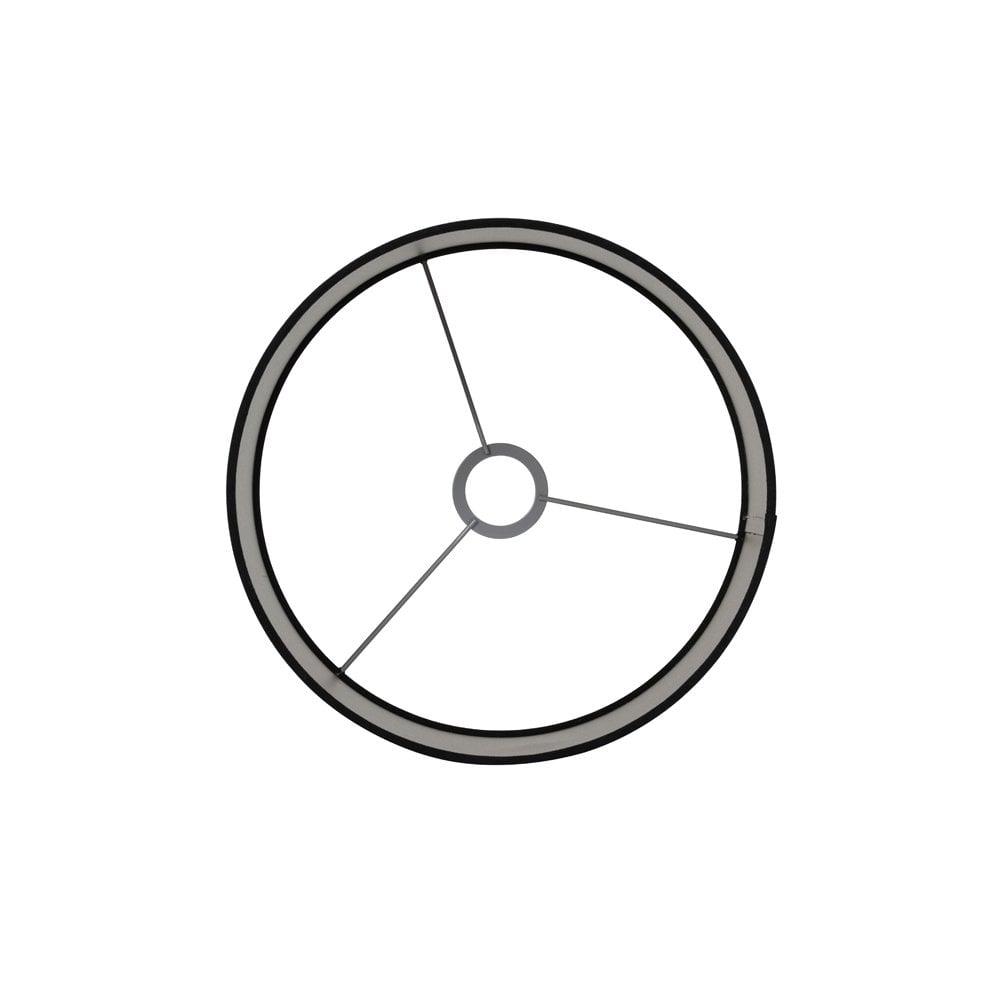 Velvet Cylinder Lampshade 25x25x18cm in Black Taupe