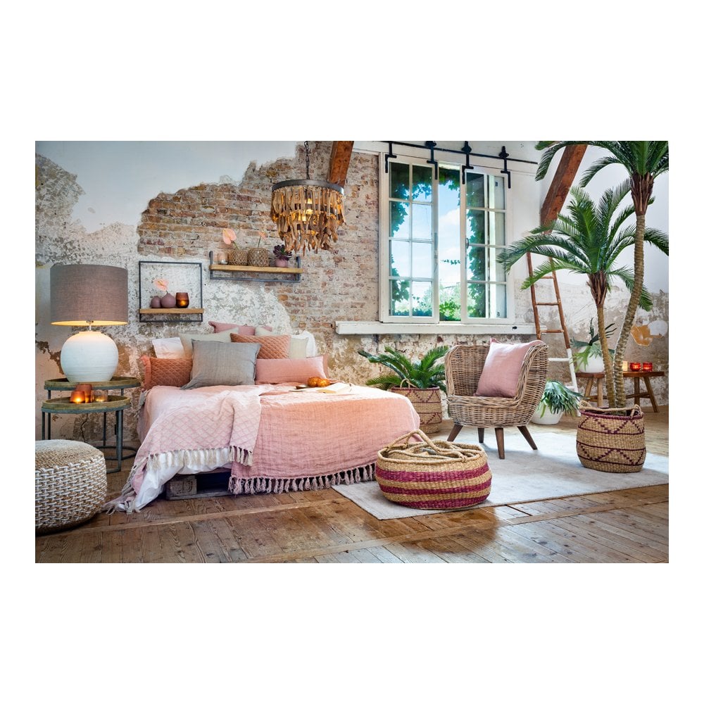 Sten White Decorative Wooden Ladder 42x4x180cm