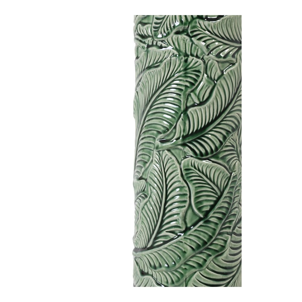 Elegant Seagreen Ceramic Vase - Lavero Collection 16.5x43cm