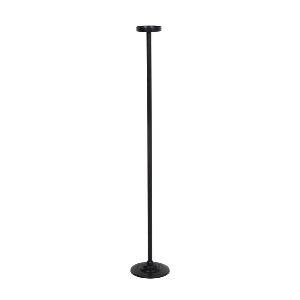 Ziya Matte Black Metal Candle Holder – 20x120cm