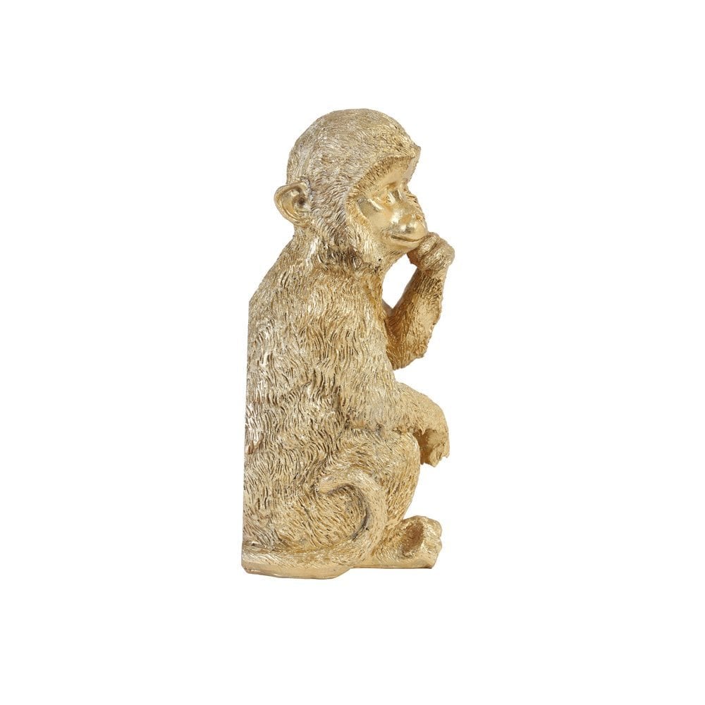 Golden Monkey Decorative Wall Ornament 19.5cm