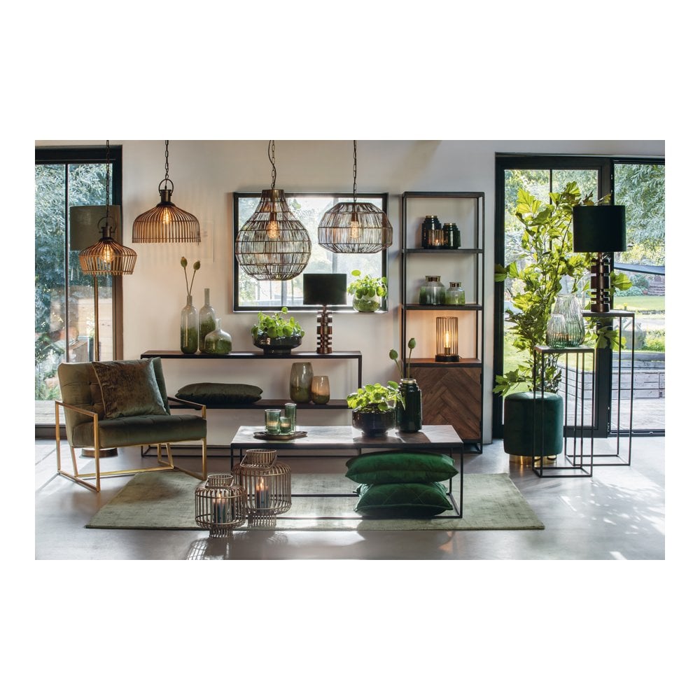 Velvet Emerald Cylinder Shade 30x30x21cm