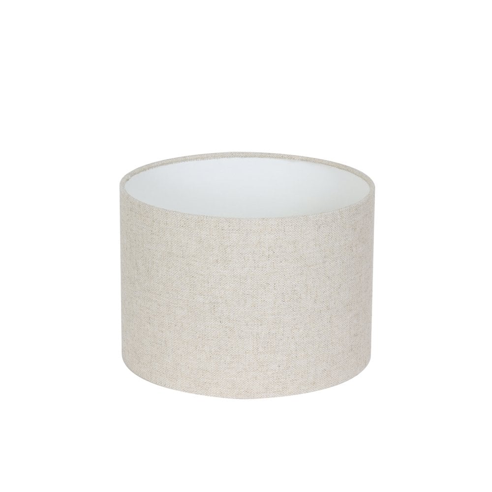 Livigno Natural Brown Textile Cylinder Lamp Shade 30x30x21cm