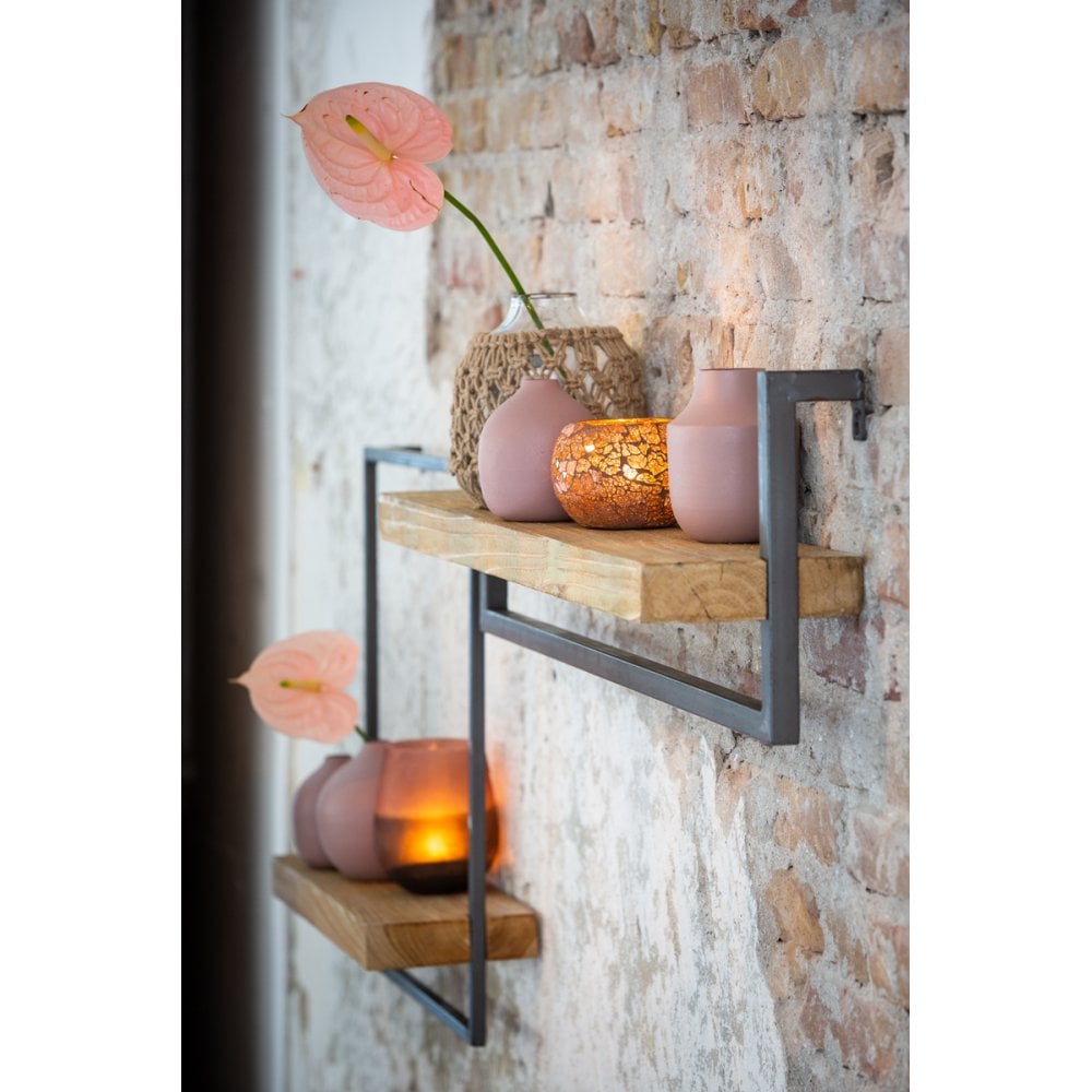 Maddison Natural Wood Wall Shelf - Rectangular 80x15x24cm