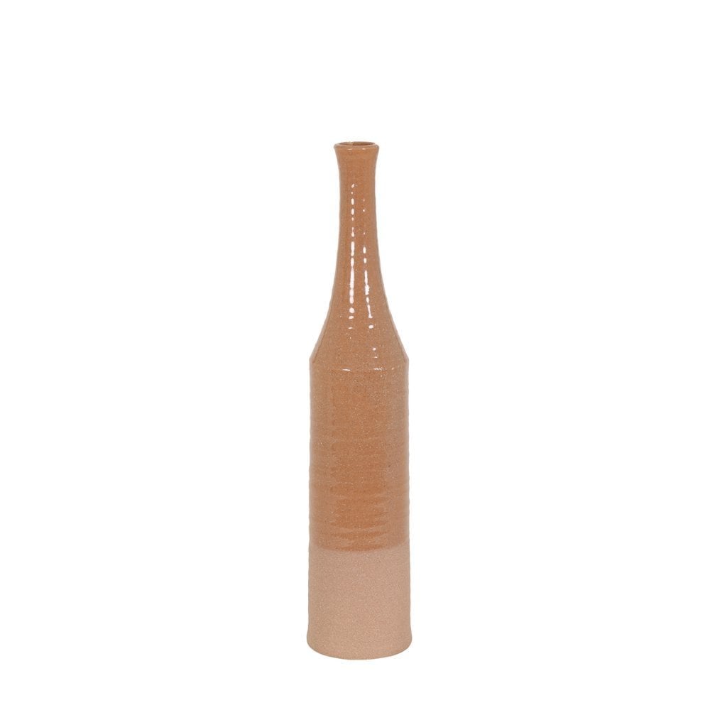 Elegant Milas Terra Tall Ceramic Vase 60cm - Orange