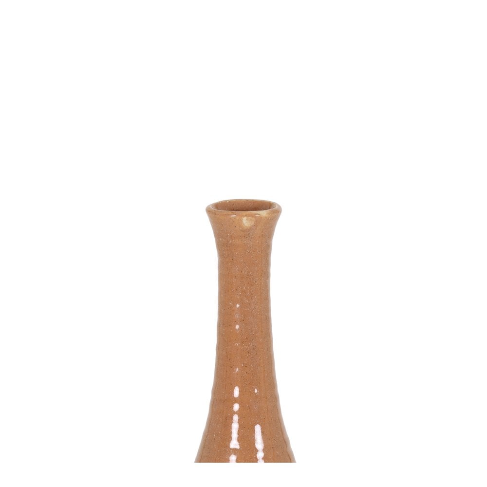 Elegant Milas Terra Tall Ceramic Vase 60cm - Orange