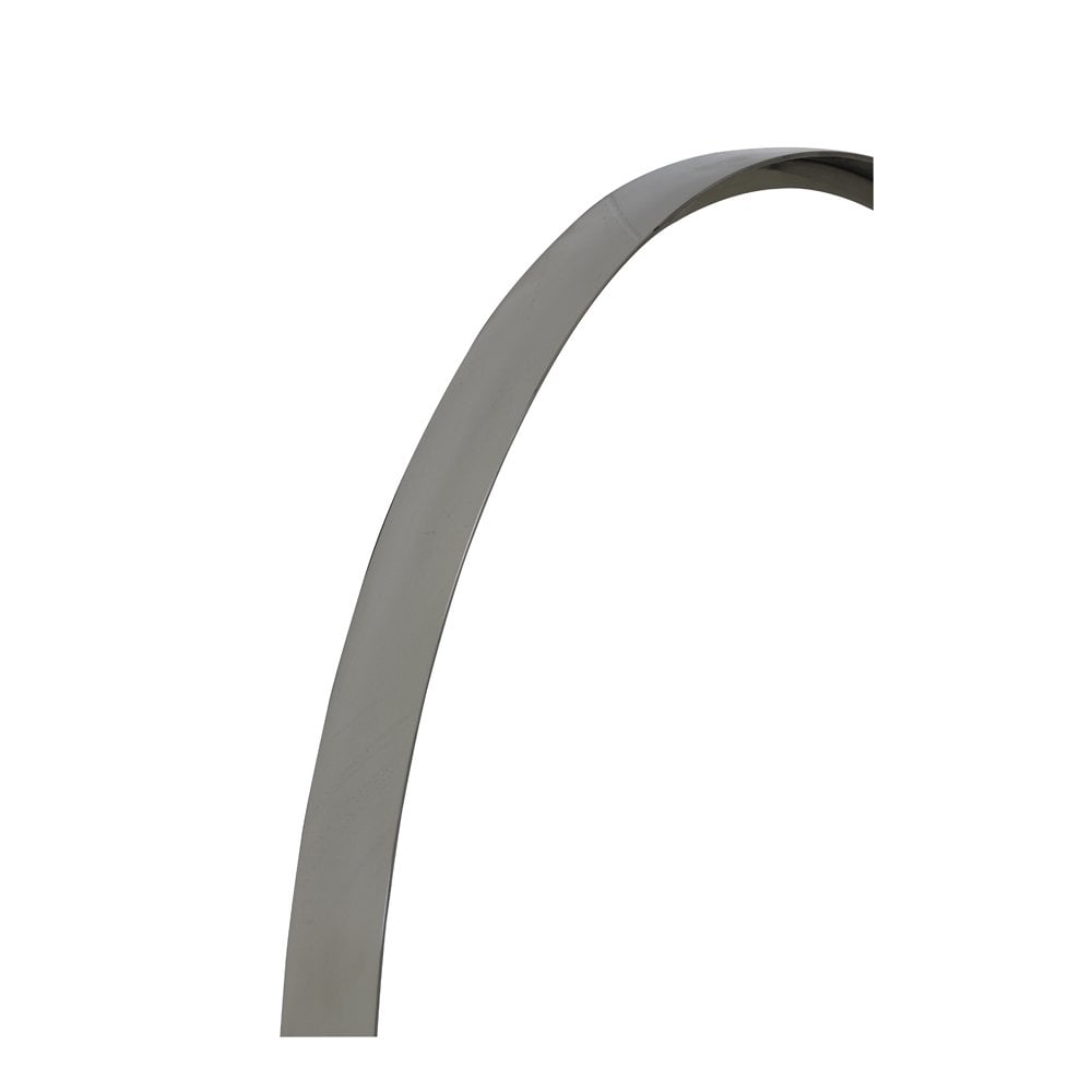 Elegant Round Silver Wall Mirror - 60cm Bita Collection