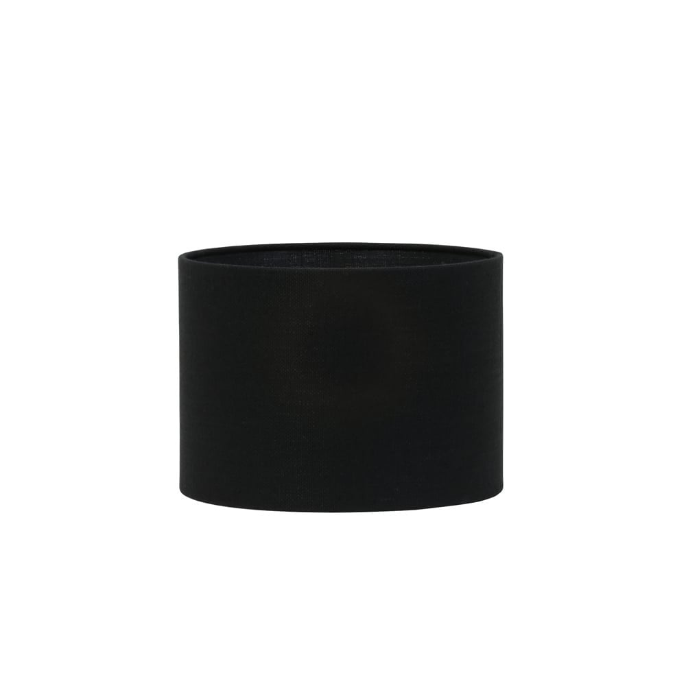 Livigno Black Cylinder Textile Lamp Shade 35x35x25cm