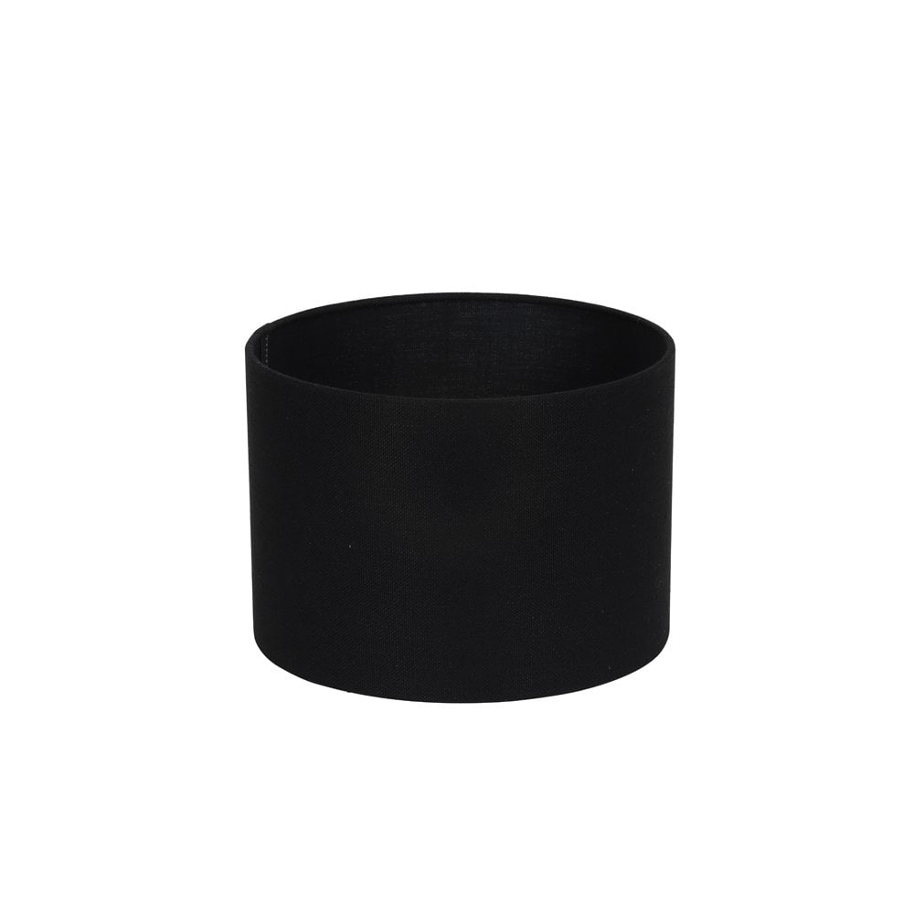 Livigno Black Cylinder Textile Lamp Shade 35x35x25cm