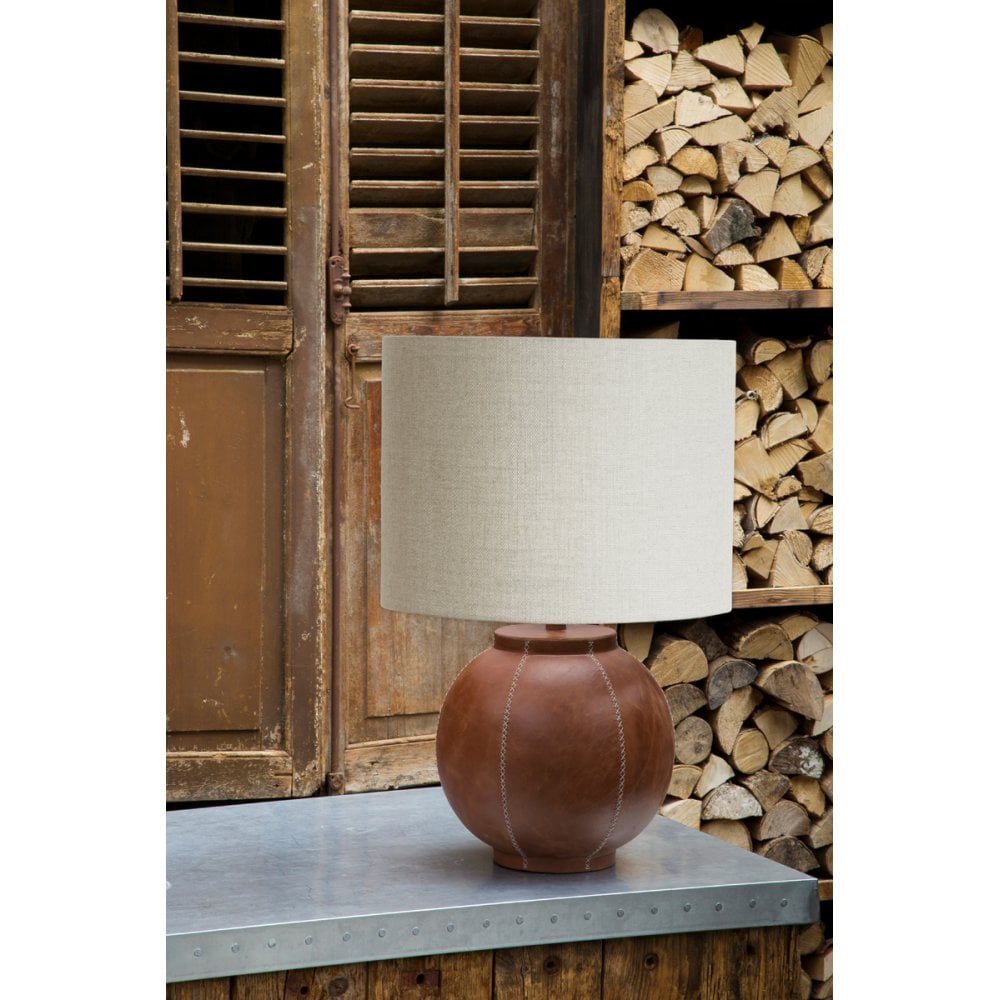 Eggshell White Livigno Cylinder Lampshade 40x40x30cm