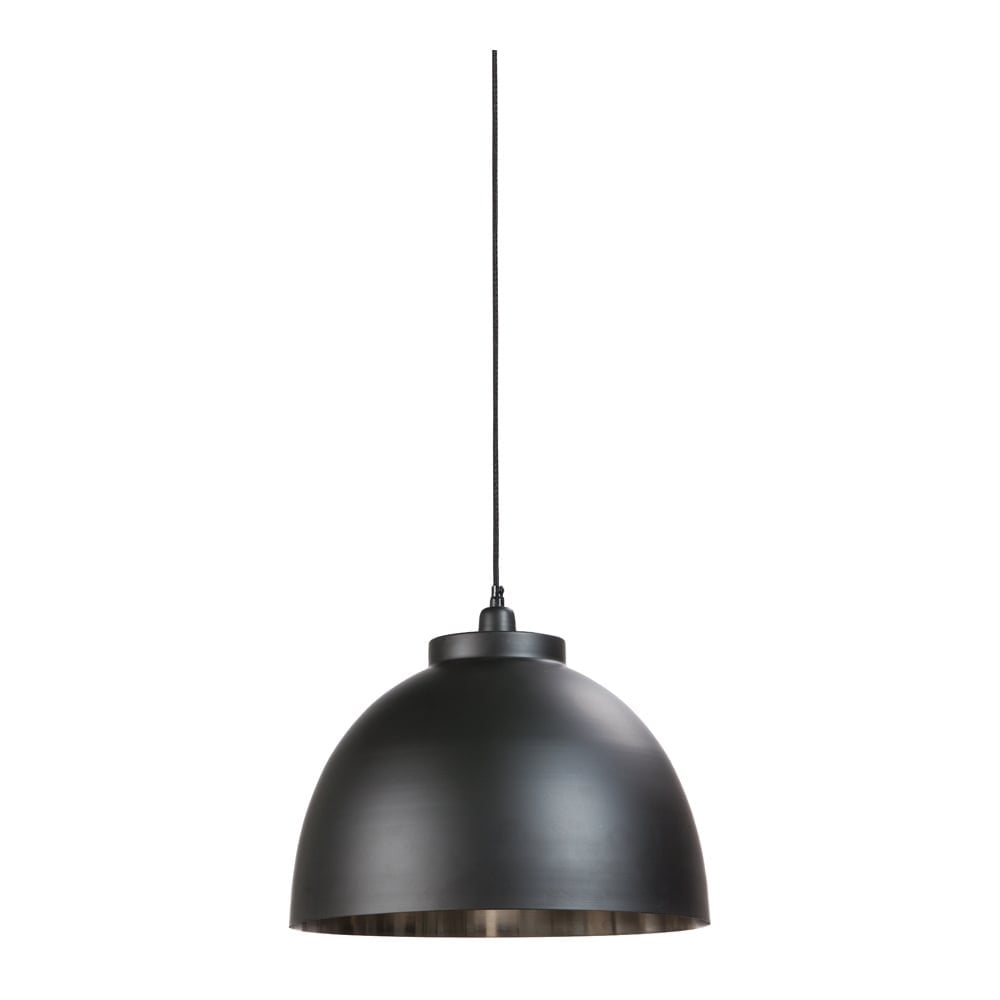 Kylie Black Nickel Round Pendant Light D45x32cm