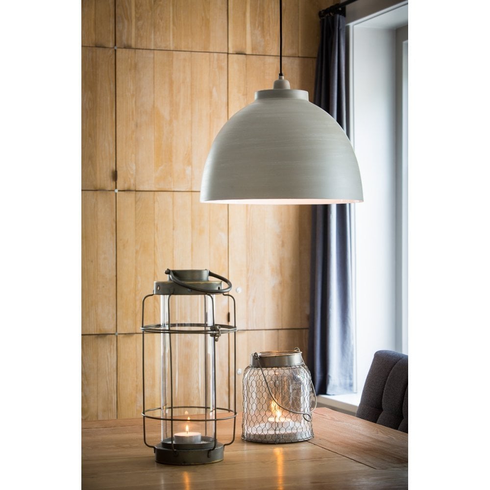 Kylie Modern Gray Metal Pendant Lamp D45x32cm