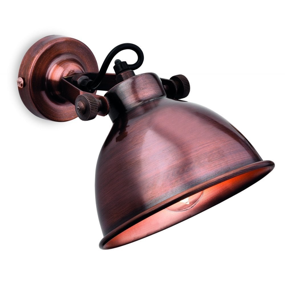 Antique Copper Charm Sconce Light
