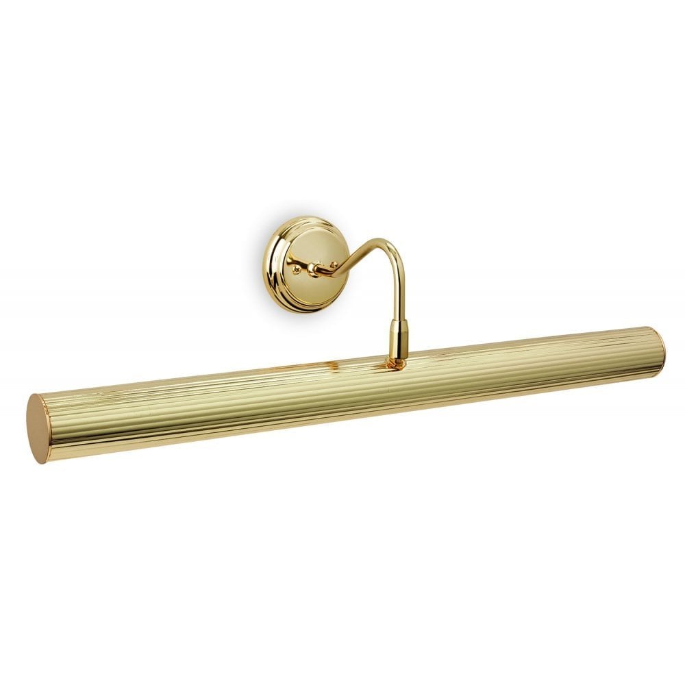 Elegant Polished Brass Artwork Illumination Lamp, 60cm
