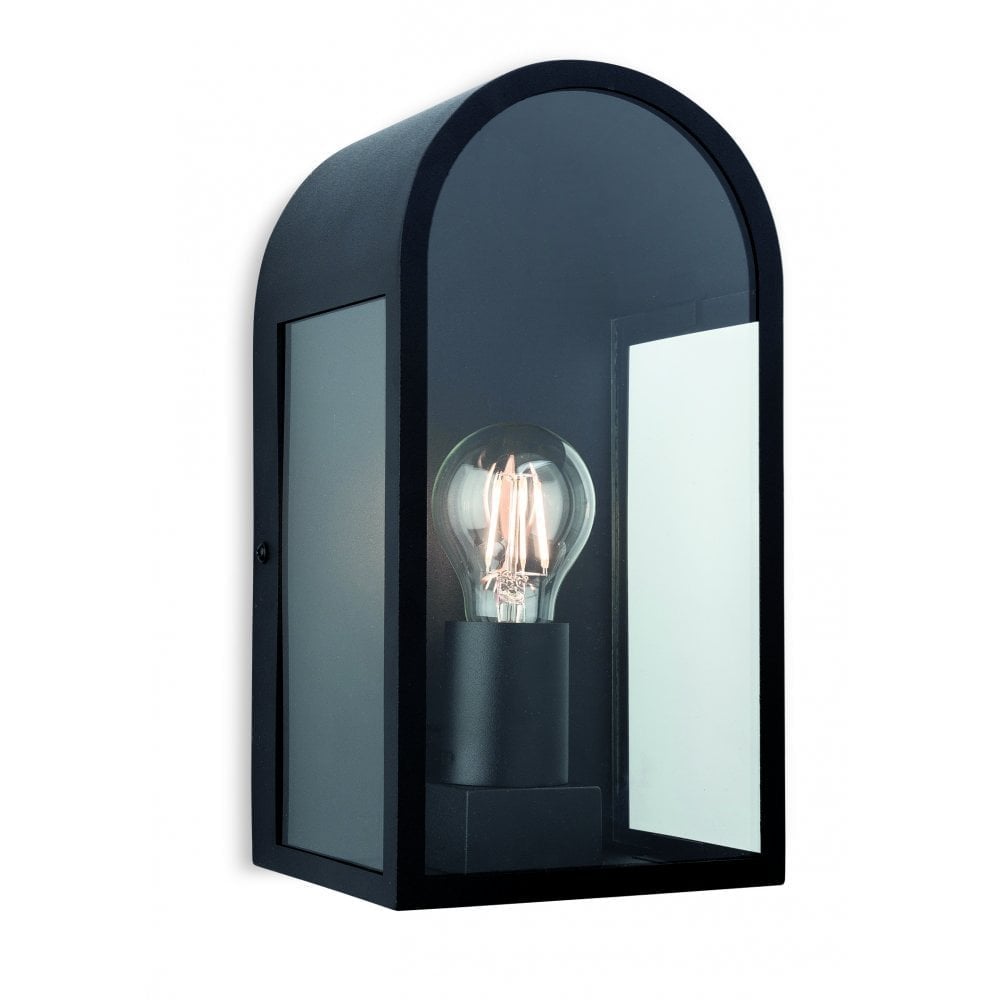 Sleek Black Arch Wall Light